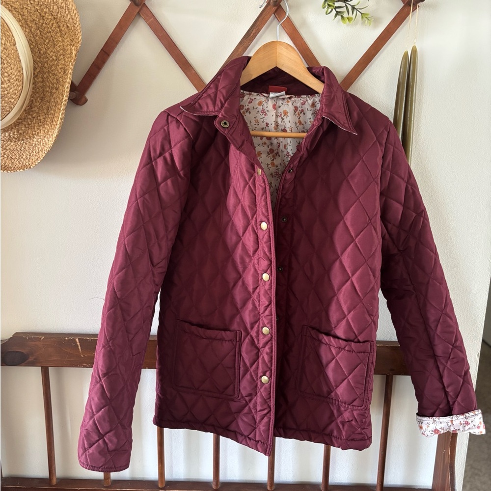 Tudor Court Quilted Floral Coat